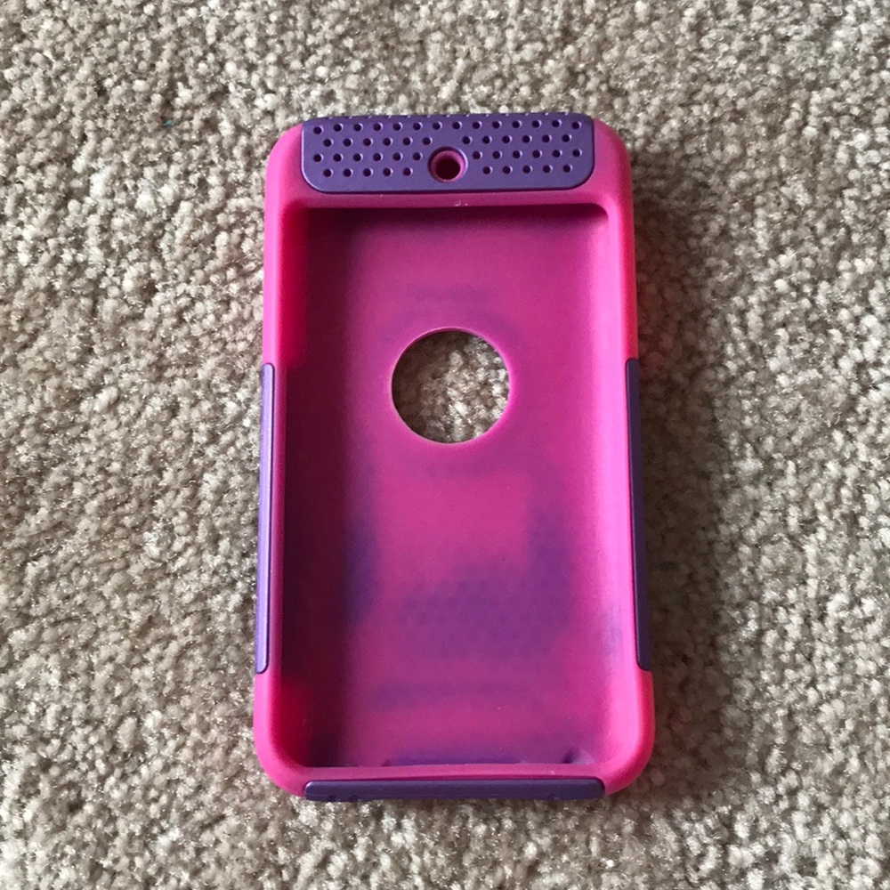 re adjustable purple and blue ipod 4 case